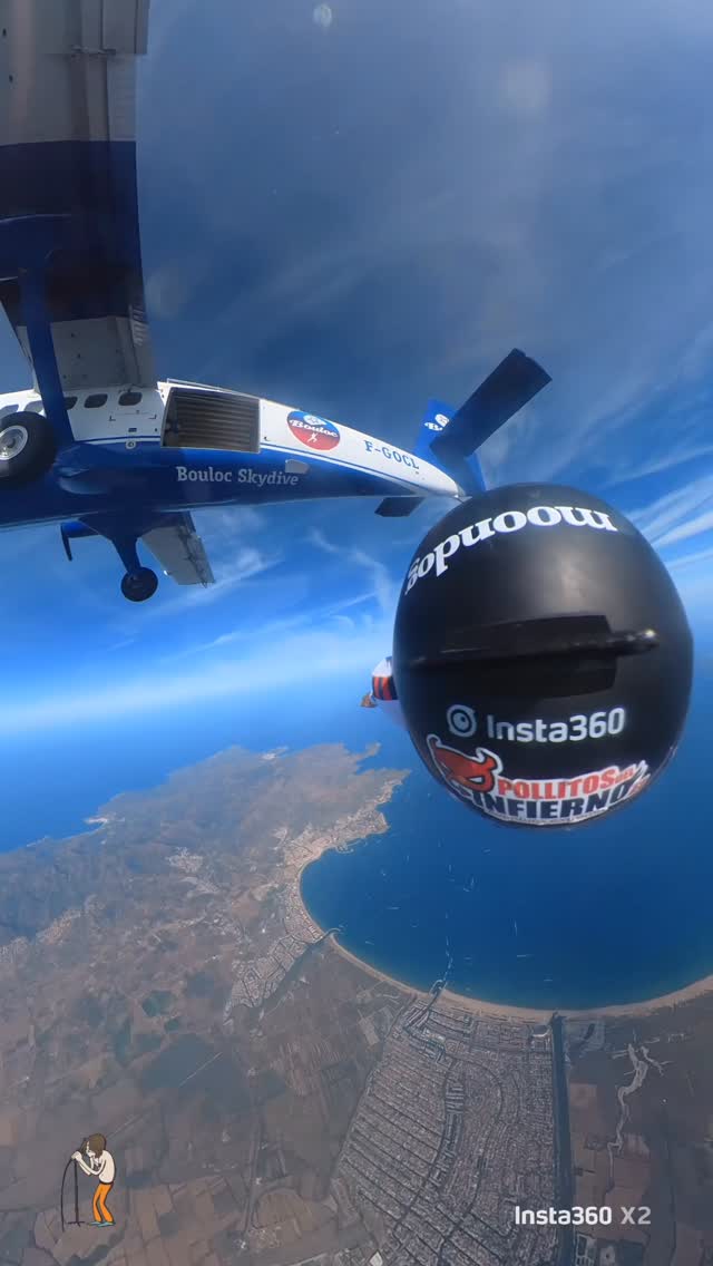 Skydiving reel poster